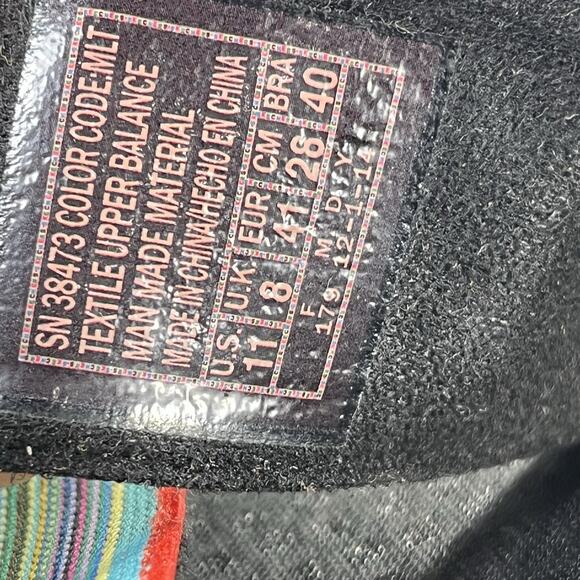 Skechers Women’s Memory Foam Stretch Woven Rainbow Platform Sandals Size 11 - Picture 5 of 8